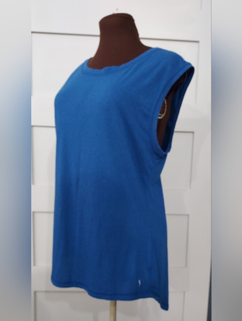 Danskin Now Blue Sleeveless Tank Top Size Large